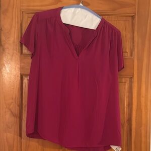 Women's Burgundy Top